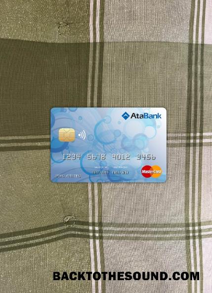 İndir Bosna Hersek Ata Banka Mastercard foto-görünüm Ön Örnek örnek