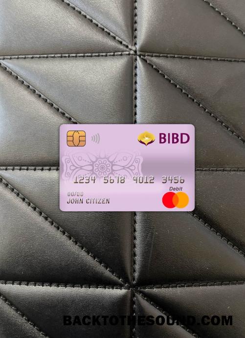 İndir Brunei Banka Islam Brunei Darussalam Banka Mastercard Banka Kart foto-görünüm Ön Örnek şablon