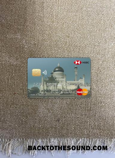 İndir Brunei HSBC Banka Mastercard foto-görünüm Ön Örnek ön izleme