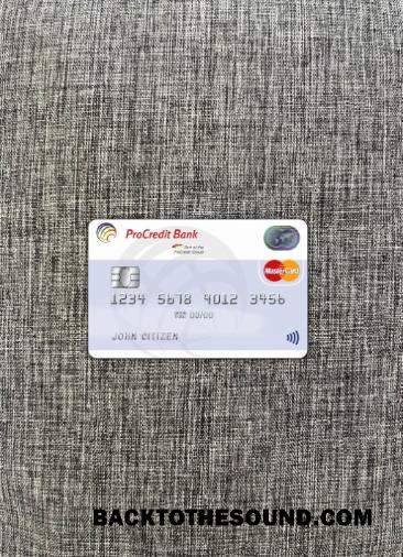 İndir Bulgaristan ProCredit Banka Mastercard foto-görünüm Ön Örnek ön izleme