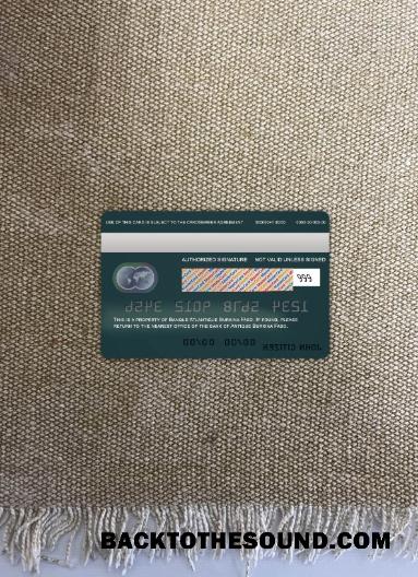 İndir Burkina Faso Atlantique Banka Mastercard foto-görünüm Arka Örnek taslak