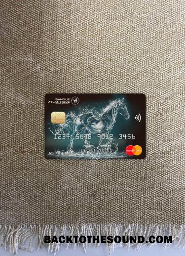 İndir Burkina Faso Atlantique Banka Mastercard foto-görünüm Ön Örnek tasarım