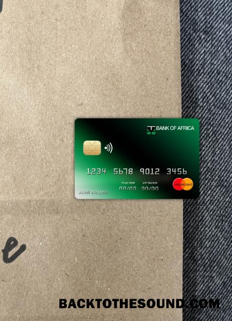 İndir Burundi Africa Banka Mastercard foto-görünüm Ön Örnek tasarım