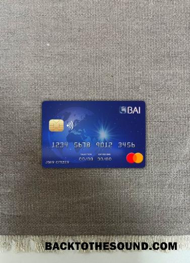 İndir Yeşil Burun BAI Banka Mastercard foto-görünüm Ön Örnek taslak