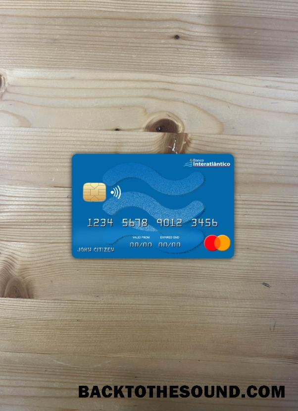 İndir Yeşil Burun Banco Inter Atlântico Banka Mastercard foto-görünüm Ön Örnek ön izleme