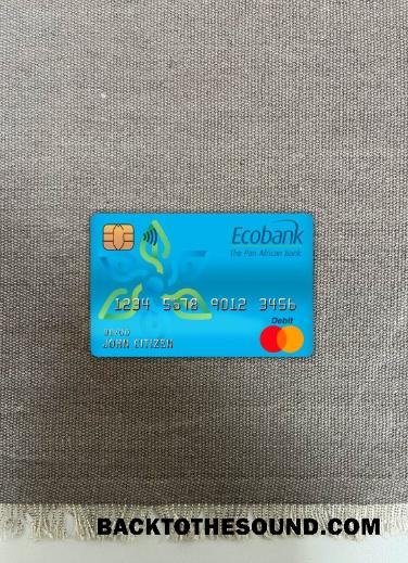 İndir Kamerun Ecobank Banka master Banka Kart foto-görünüm Ön Örnek örnek