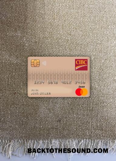 İndir Kanada CIBC Banka master Banka Kart foto-görünüm Ön Örnek örnek