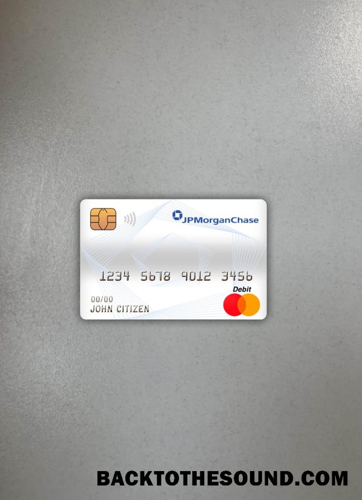İndir Kanada JP Morgan chase Banka master Banka Kart foto-görünüm Ön Örnek taslak