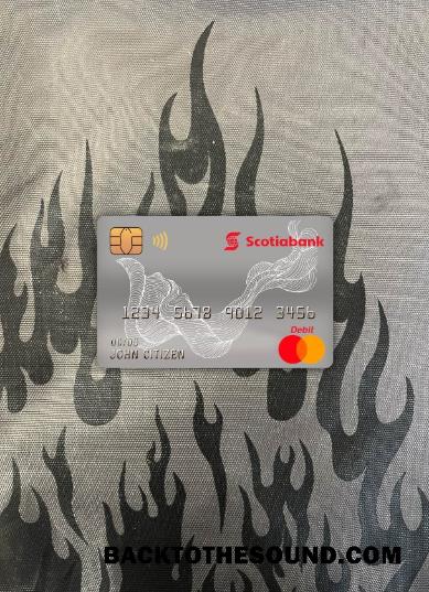 İndir Kanada Scotiabank master Banka Kart foto-görünüm Ön Örnek tasarım