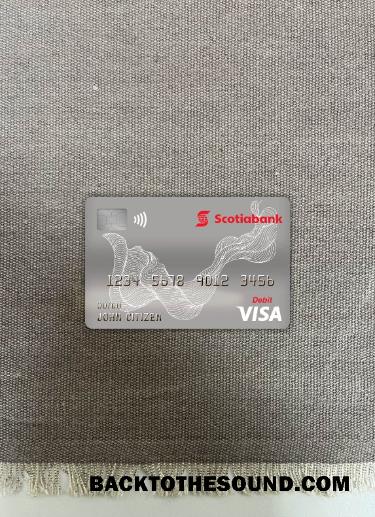 İndir Kanada Scotiabank Vize Banka Kart foto-görünüm Ön Örnek ön izleme