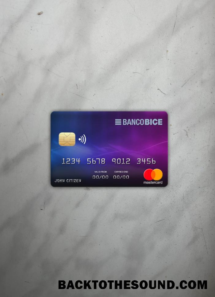 İndir Şili BICE Banka Mastercard foto-görünüm Ön Örnek tasarım