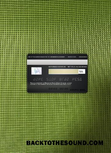 İndir Şili Banco de Şili Banka Vize Kart foto-görünüm Arka Örnek tasarım