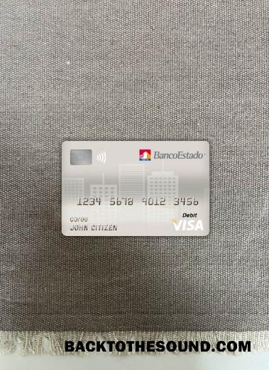 İndir Şili banco del estado de Şili Banka Vize Banka Kart foto-görünüm Ön Örnek taslak