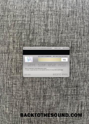 İndir Çin Merchants Banka Vize Banka Kart foto-görünüm Arka Örnek taslak