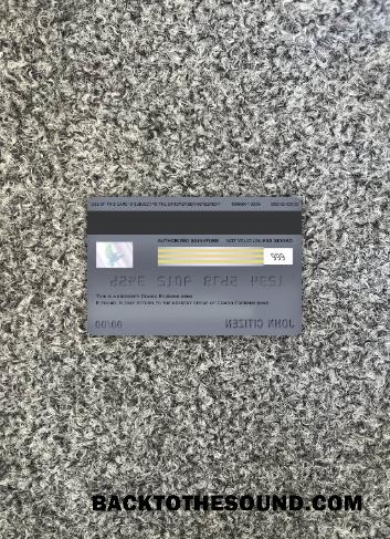 İndir Kongo Ecobank Banka Vize Banka Kart foto-görünüm Arka Örnek taslak