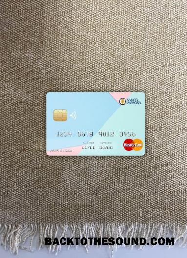 İndir Kosta Rika Improsa Banka Mastercard foto-görünüm Ön Örnek taslak