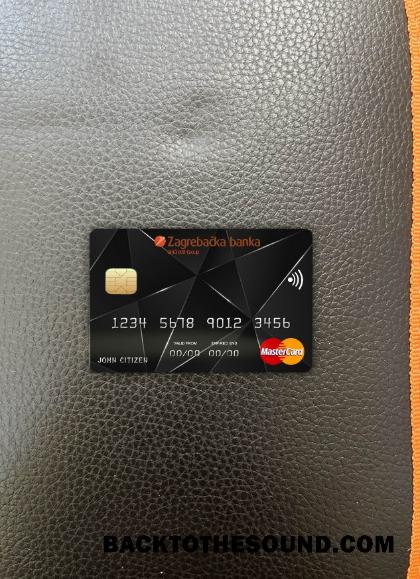 İndir Hırvatistan Zagrebacka Banka Mastercard foto-görünüm Ön Örnek örnek