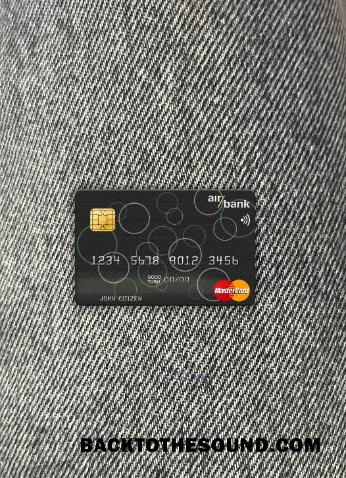 İndir Çek Air Banka Mastercard foto-görünüm Ön Örnek örnek