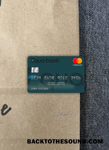 İndir Çek Equa Banka Mastercard foto-görünüm Ön Örnek ön izleme