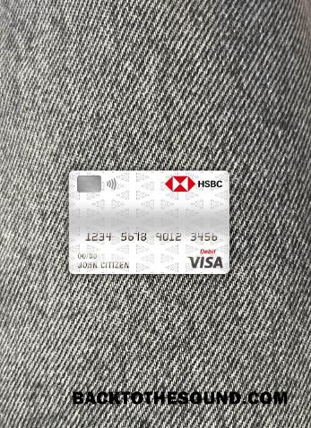 İndir Çek HSBC Banka Vize Banka Kart foto-görünüm Ön Örnek ön izleme