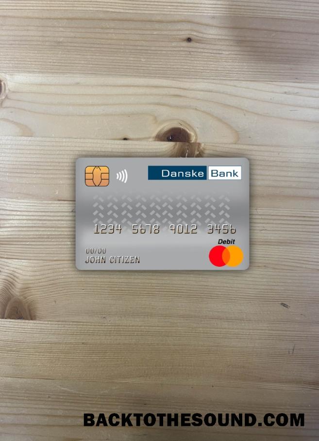 İndir Danimarka Danskebank master Banka Kart foto-görünüm Ön Örnek taslak