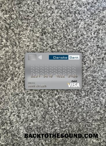 İndir Danimarka Danskebank Vize Banka Kart foto-görünüm Ön Örnek ön izleme