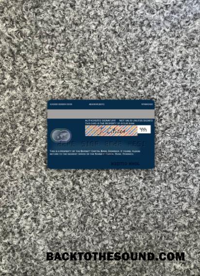 İndir Dominika Barnett Capital Banka Mastercard foto-görünüm Arka Örnek ön izleme