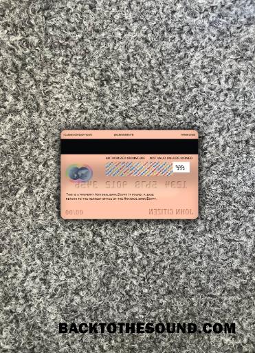 İndir Mısır ulusal Banka Mastercard foto-görünüm Arka Örnek taslak