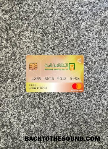 İndir Mısır ulusal Banka Mastercard foto-görünüm Ön Örnek tasarım