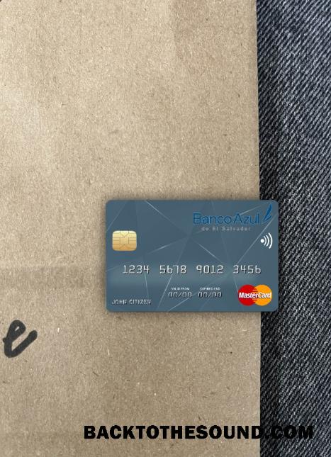 İndir El Salvador Banco Azul de El Salvador Mastercard foto-görünüm Ön Örnek örnek