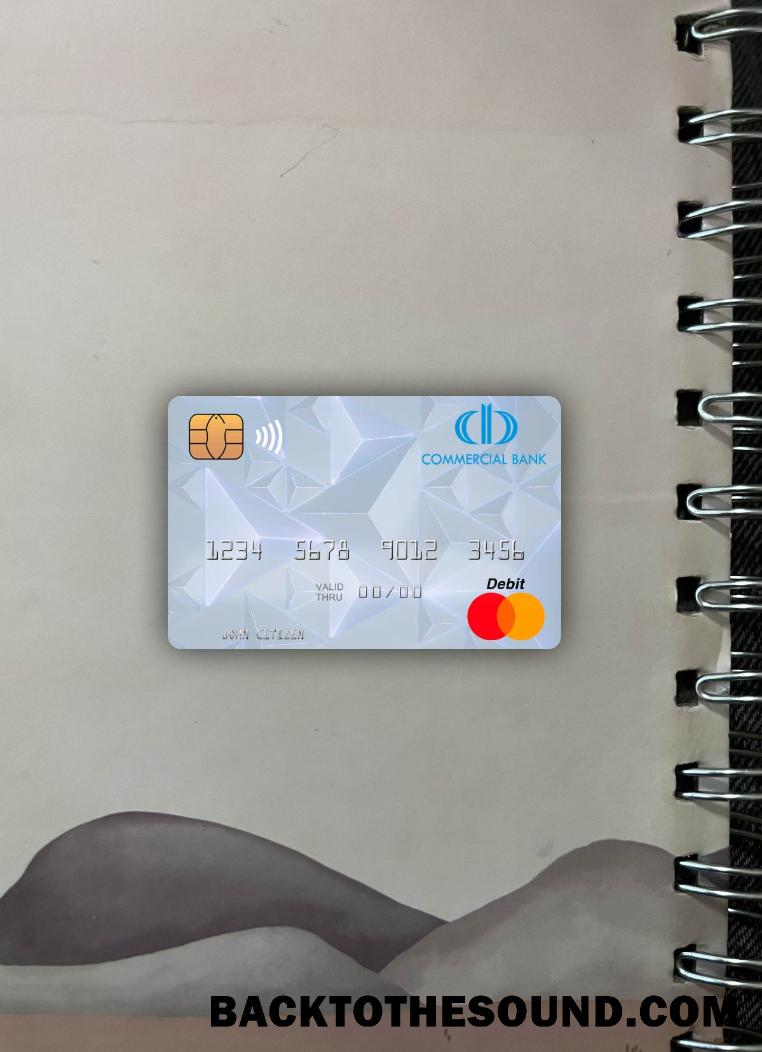 İndir Ekvator Ginesi Commerical Banka Guinee Equatoriale Mastercard foto-görünüm Ön Örnek şablon