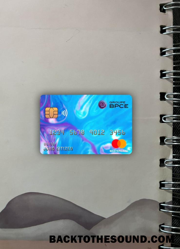 İndir Fransa Groupe BPCE Banka Mastercard foto-görünüm Ön Örnek taslak