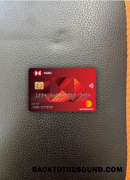 İndir Fransa HSBC Banka Mastercard foto-görünüm Ön Örnek örnek