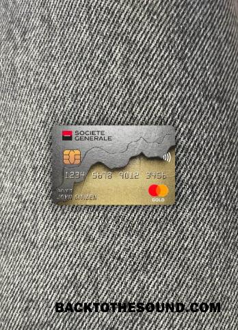 İndir Fransa Société générale Banka Mastercard foto-görünüm Ön Örnek örnek