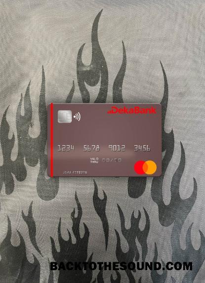 İndir Almanya Deka Banka Mastercard foto-görünüm Ön Örnek şablon
