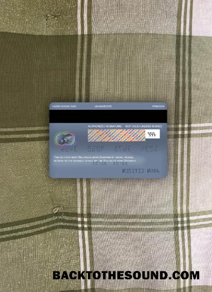 İndir Almanya Deutsche Banka Mastercard foto-görünüm Arka Örnek tasarım