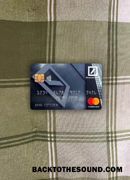 İndir Almanya Deutsche Banka Mastercard foto-görünüm Ön Örnek örnek