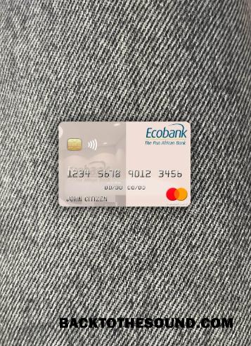 İndir Gana Ecobank Gana Mastercard foto-görünüm Ön Örnek örnek