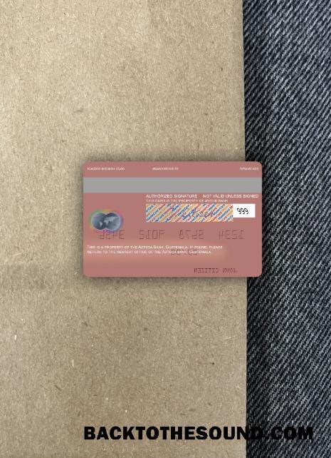 İndir Guatemala Azteca Banka Mastercard foto-görünüm Arka Örnek örnek