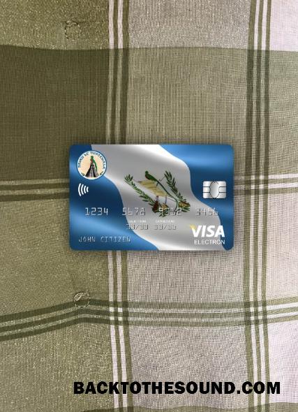 İndir Guatemala Banco de Guatemala Vize electron Kart foto-görünüm Ön Örnek örnek