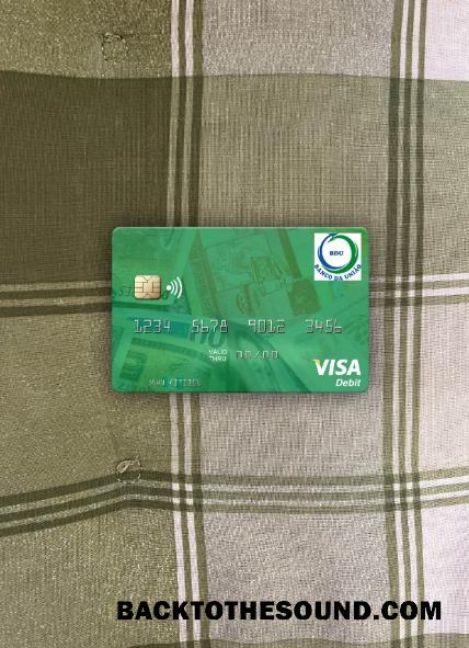 İndir Gine Bissau Banco Da Uniao Vize Banka Kart foto-görünüm Ön Örnek taslak