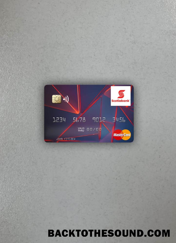 İndir Guyana Banka of Nova Scotia Mastercard foto-görünüm Ön Örnek ön izleme