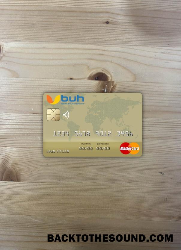 İndir Haiti BUH Banka Mastercard foto-görünüm Ön Örnek taslak