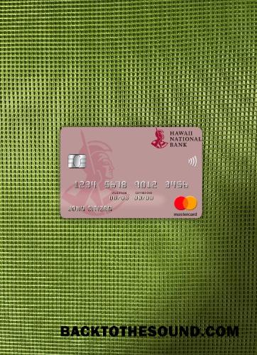 İndir Hawaii, Hawaii ulusal Banka Mastercard foto-görünüm Ön Örnek şablon