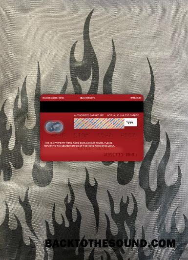 İndir Hong Kong Banka of Çin Mastercard foto-görünüm Arka Örnek şablon