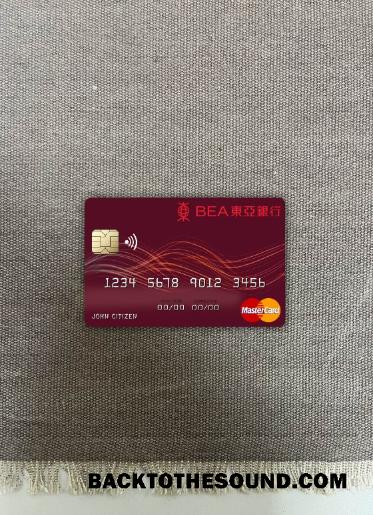 İndir Hong Kong Banka of East Asia Mastercard foto-görünüm Ön Örnek örnek