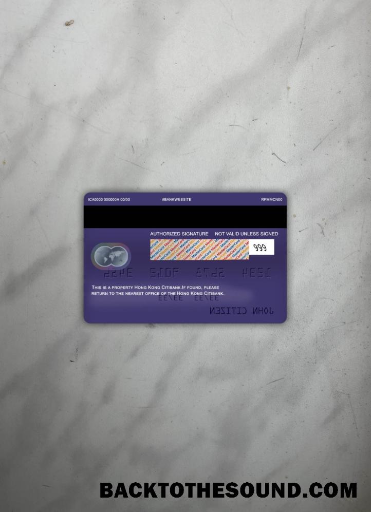 İndir Hong Kong Citibank Mastercard foto-görünüm Arka Örnek örnek