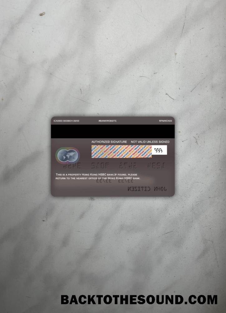 İndir Hong Kong HSBC Banka Mastercard foto-görünüm Arka Örnek ön izleme