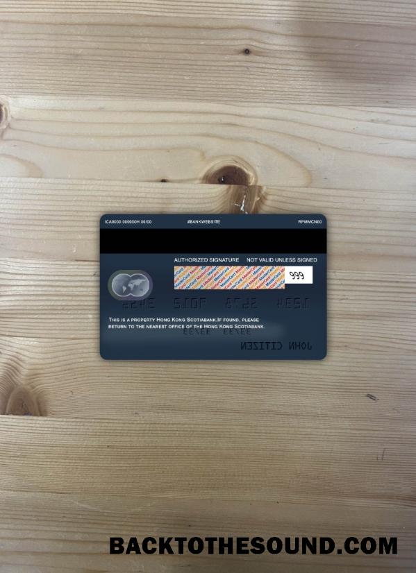 İndir Hong Kong Scotiabank Mastercard foto-görünüm Arka Örnek taslak