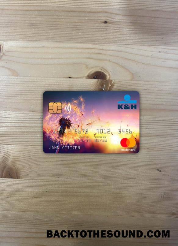 İndir Macaristan K&H Banka Mastercard foto-görünüm Ön Örnek örnek